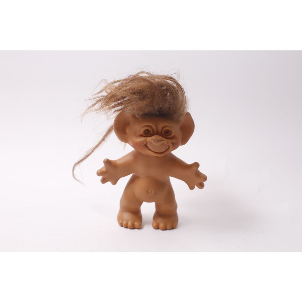1960s, Wishnik, Troll, Doll, Uneeda, Brown Hair, Vintage ~ 260202-WH 942